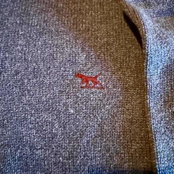 Rodd & Gunn Blue Melange Quarter-Zip Sweater - Size XL - Picture 2 of 4